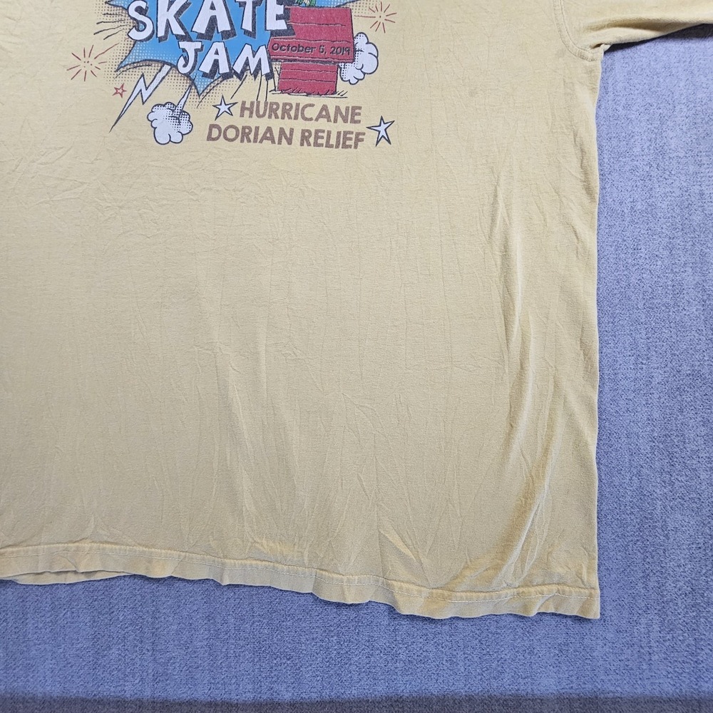Confort Colors VTG Men's T-Shirt Yellow Snoopy Short Sleeve Sz XL - Picture 15 of 16